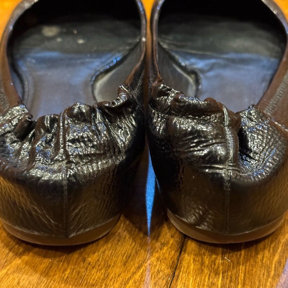 Tory Burch Black Patent Leather Ballet Flats - Picture 4 of 6